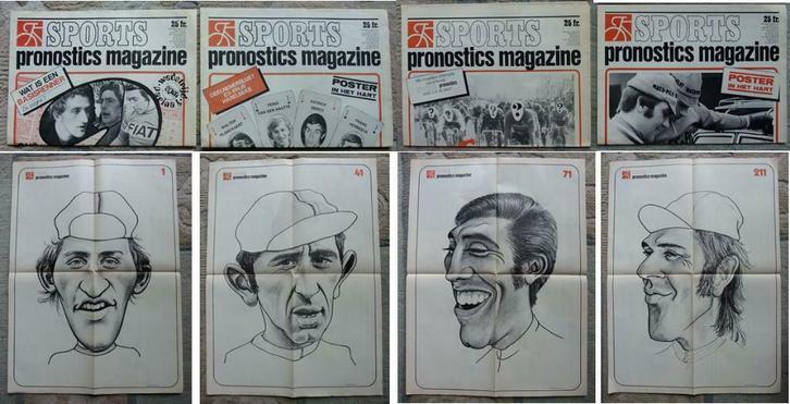 Wielrennen: Sports pronostics magazine: 4 nrs + POSTERS!!, Boeken, Sportboeken, Zo goed als nieuw, Ophalen of Verzenden