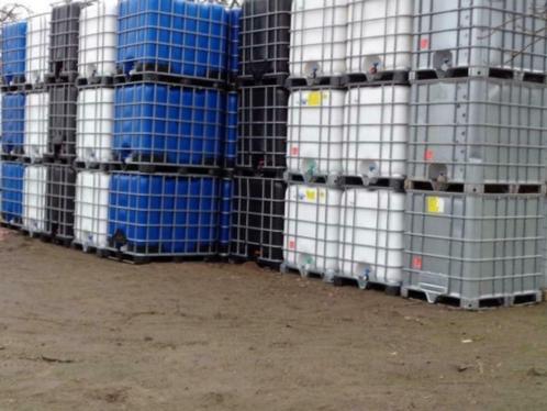 IBC containers, alle uitvoeringen, 100% zuiver, 60€ tot 150€, Tuin en Terras, Regentonnen, Zo goed als nieuw, Kunststof, 150 liter of meer
