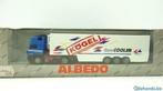 1:87 Albedo MAN truck & trailer Kögel Eurocooler, Hobby en Vrije tijd, Modelbouw | Auto's en Voertuigen, Ophalen of Verzenden