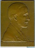Bronzen Plaquette Max-Leo Gerard - A. Bonnetain