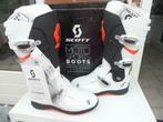 BOTTES MOTO SCOTT MX550 BLANCHES ET ORANGES 43, Bottes, Hommes, Neuf, sans ticket, SCOTT