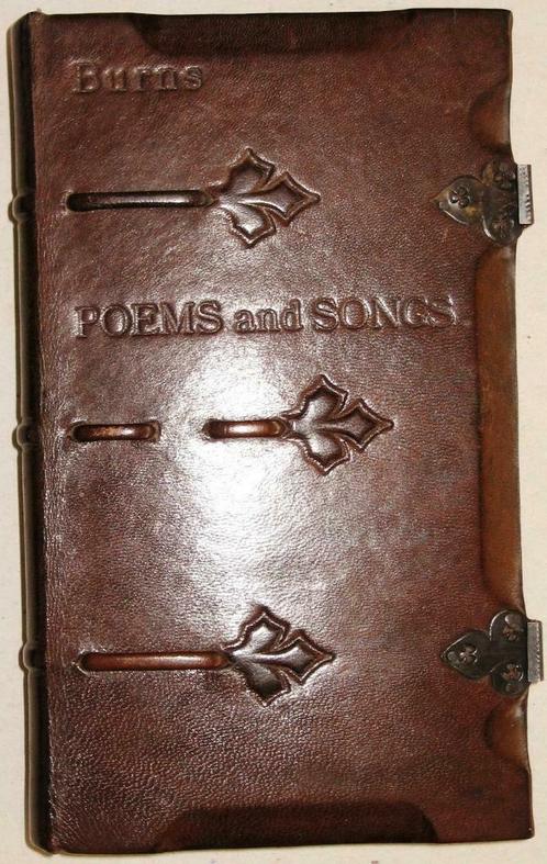 Burns 1902 The Poems and Songs - Fraaie band Genova Venetië, Antiquités & Art, Antiquités | Livres & Manuscrits, Enlèvement ou Envoi