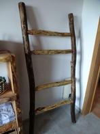 boomstam ladder ladder eiken handwerk handdoekrek kledingrek, 50 tot 100 cm, Nieuw, Overige typen, 150 tot 200 cm