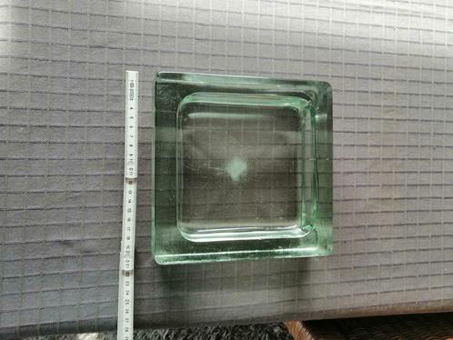 Zware glazen schaal, Antiek en Kunst, Antiek | Glaswerk en Kristal, Ophalen of Verzenden