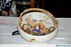 plat en faience anse rotin samouraï japon, Antiek en Kunst
