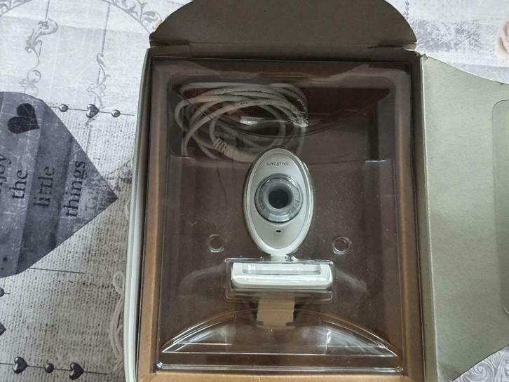Nouvelle webcam creatieve, Informatique & Logiciels, Webcams, Neuf, Filaire, Windows, Micro, Enlèvement ou Envoi