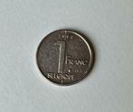 Muntstuk 1 Belgische frank 1998, Ophalen of Verzenden, Metaal, Losse munt