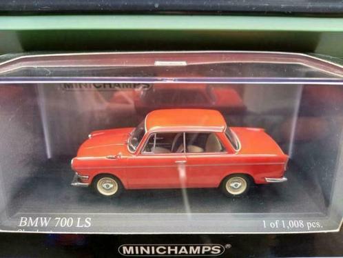 Bmw 700 minichamps miniatuur 1/43, Hobby en Vrije tijd, Modelbouw | Auto's en Voertuigen, Zo goed als nieuw, Ophalen of Verzenden