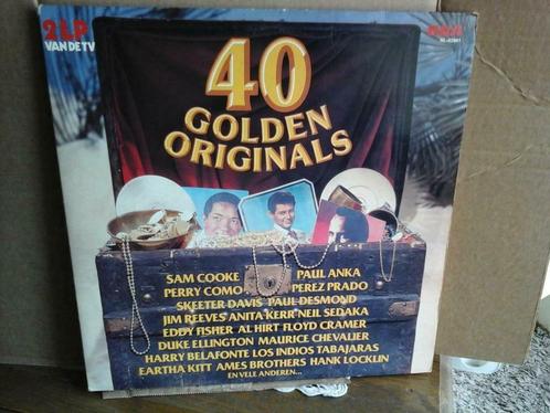 VINYL 2LP - 40 GOLDEN ORIGINALS (1979), Cd's en Dvd's, Vinyl | Pop, 1960 tot 1980, 12 inch, Ophalen of Verzenden