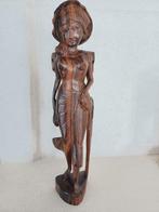 Statue femme africaine en bois, 10 €, Antiquités & Art, Enlèvement