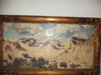 FRANS SMEERS c1910 olie/doek groot strandzicht duinen & zee