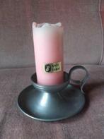 Tinnen kaarsenkandelaar, Antiek en Kunst