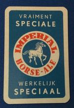 Speelkaart brouwerij bier Imperial Horse Ale speciaal, Comme neuf, Enlèvement ou Envoi
