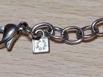 Bracelet Victoria pour pendentifs 18cm, Comme neuf, Acier, Avec bracelets à breloques ou perles, Enlèvement ou Envoi
