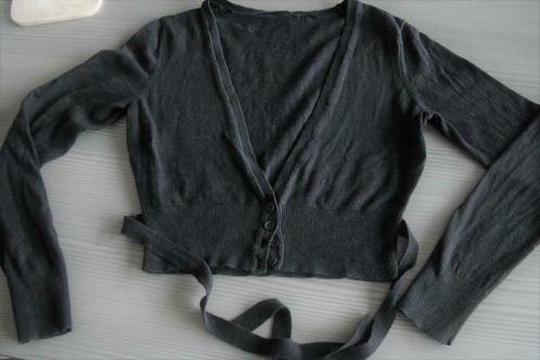 bolero zwart tricot kleine steek   XS  = maat 34, Vêtements | Femmes, Blouses & Tuniques, Porté, Taille 34 (XS) ou plus petite