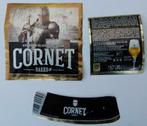 Étiquette de bière Cornet Brasserie Palm Steenhuffel v8, Collections, Autres marques, Autres types, Utilisé, Enlèvement ou Envoi