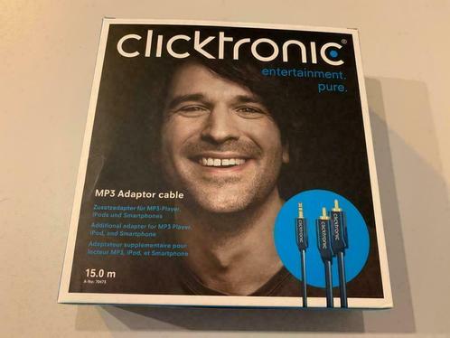 Audio-kabel Clicktronic 15m te koop. Nieuw!, TV, Hi-fi & Vidéo, Câbles audio & Câbles de télévision, Neuf, Câble de haut-parleur