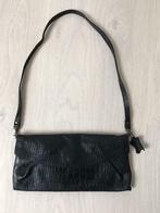 Zwart lederen tasje in perfecte staat, Ophalen of Verzenden, Zo goed als nieuw, Zwart