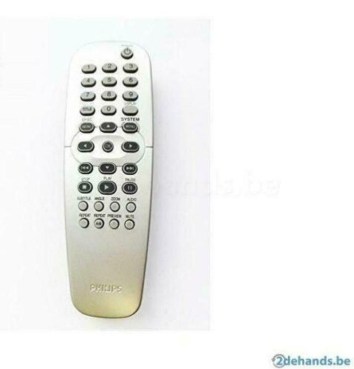Philips RC2K16 afstandsbediening, TV, Hi-fi & Vidéo, Télécommandes, Utilisé, Originale, DVD, TV, Enlèvement ou Envoi