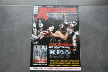 Magazine Aardschok met Kiss Okt. 2012, 5 pagina's Kiss, Enlèvement ou Envoi