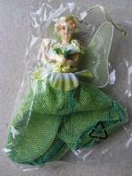 Belle figurine d'une fée de couleur verte à suspendre, Antiquités & Art, Enlèvement ou Envoi