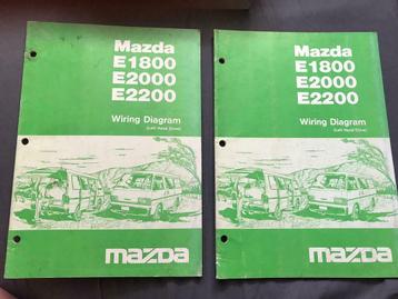 mazda E1800, E2000, E2200 handleiding en lakjaar 1980