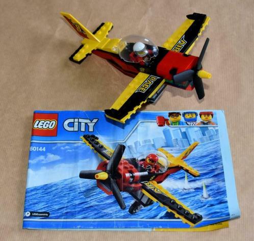 L'avion de course Lego City 60144, Enfants & Bébés, Jouets | Duplo & Lego, Comme neuf, Lego, Ensemble complet, Enlèvement ou Envoi