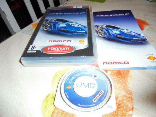 PSP Ridge Racer 2 (orig-compleet), Games en Spelcomputers, Games | Sony PlayStation Portable, Gebruikt, Racen en Vliegen, 1 speler