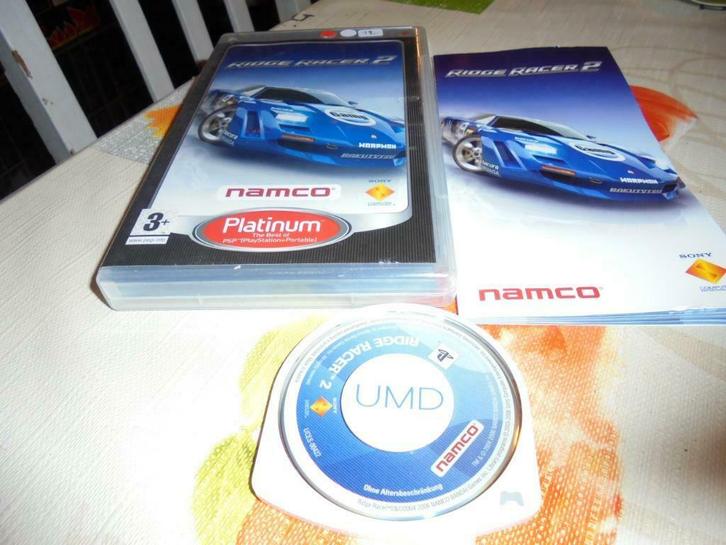 PSP Ridge Racer 2 (orig-compleet), Games en Spelcomputers, Games | Sony PlayStation Portable, Gebruikt, Racen en Vliegen, 1 speler