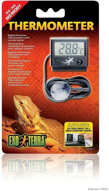 exo terra digitale thermometer met externe sonde