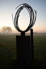 unieke handgemaakte tuinbeelden, sculpturen, Nieuw, Ophalen of Verzenden, Abstract beeld, Metaal