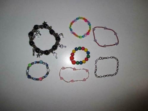 lot van 7 armbandjes voor kinderen, Handtassen en Accessoires, Armbanden, Gebruikt, Ophalen of Verzenden