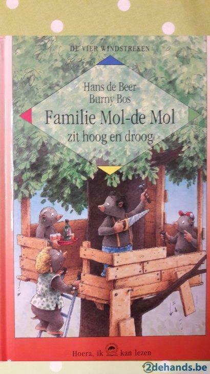 Hoera, ik kan lezen - "Familie Mol-de Mol zit hoog en droog", Livres, Livres pour enfants | Jeunesse | Moins de 10 ans, Utilisé
