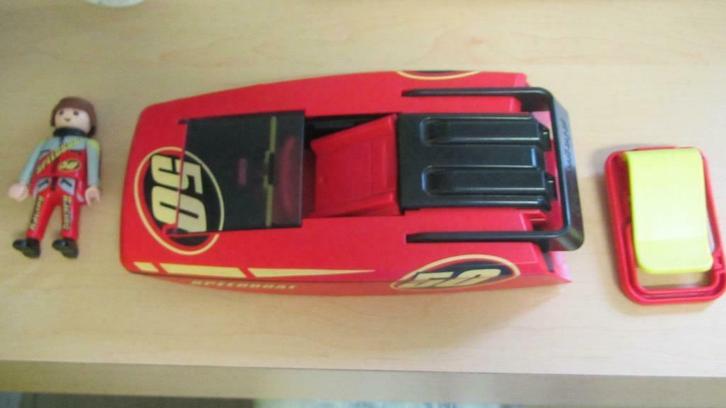 Playmobil meeneem speedboat, Kinderen en Baby's, Speelgoed | Playmobil, Gebruikt, Complete set, Ophalen of Verzenden