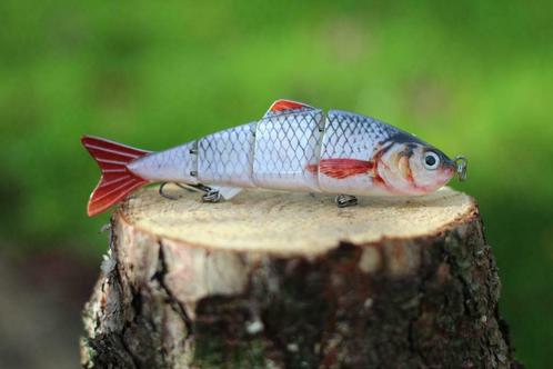 Kunstaas pluggen swimbaits Natural Blank Roach 12 cm, Watersport en Boten, Hengelsport | Roofvissen, Nieuw, Ophalen of Verzenden