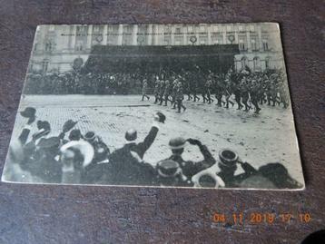 postkaart België overwinningsmars
