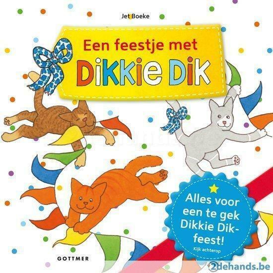 knutselboek  Een feestje met Dikkie Dik NIEUW, Livres, Livres pour enfants | 4 ans et plus, Neuf, 4 ans
