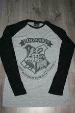 Longsleeve t-shirt Harry Potter Hogwarts grijs met zwart, Kleding | Dames, MET, Gedragen, Maat 42/44 (L), Ophalen of Verzenden