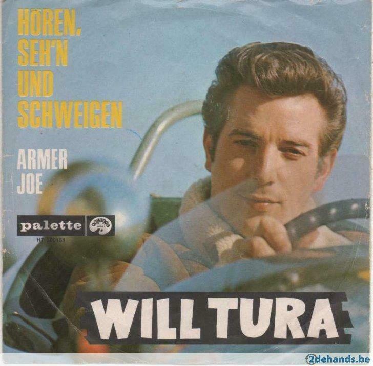 Will Tura / 45t. Hören, seh'n und schweigen & Armer Joe 1968, Cd's en Dvd's, Vinyl | Nederlandstalig, Ophalen of Verzenden