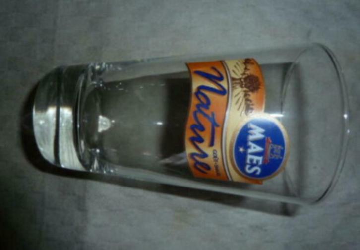 #K bier glas MAES NATURE brouwerij Alken - Maes, Verzamelen, Glas en Drinkglazen, Nieuw, Bierglas, Ophalen of Verzenden