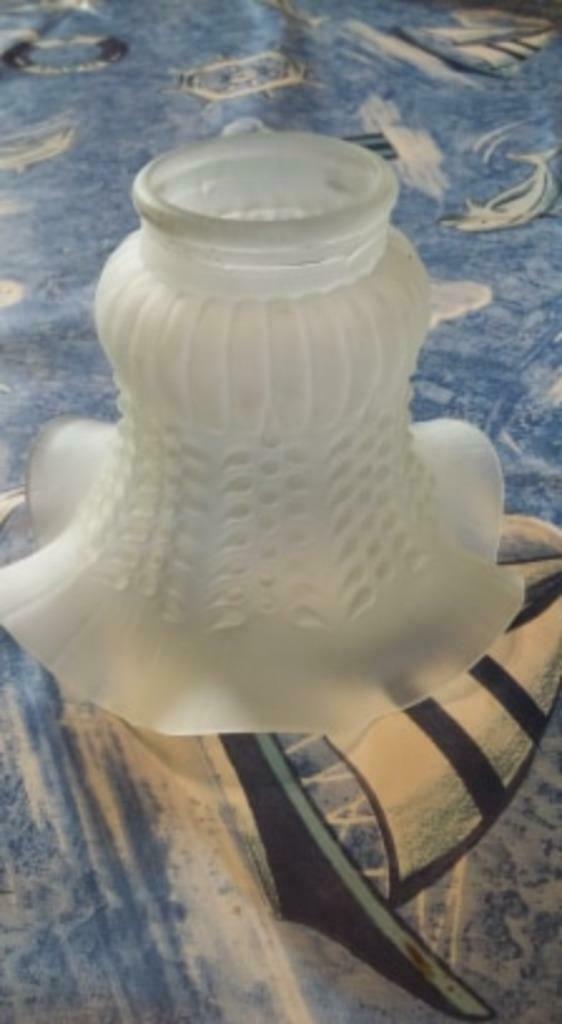 globes pour lustre, Maison & Meubles, Lampes | Abat-jour, Utilisé, Moins de 25 cm, Autres formes, Blanc, Enlèvement