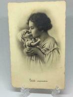 Petite maman, carte postale de la fête des mères 1916, Affranchie, (Jour de) Fête, Enlèvement ou Envoi, Avant 1920