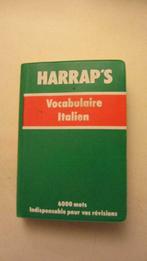 harrap's vocabulaire italien, Livres, Livres d'étude & Cours, Comme neuf, Enlèvement ou Envoi
