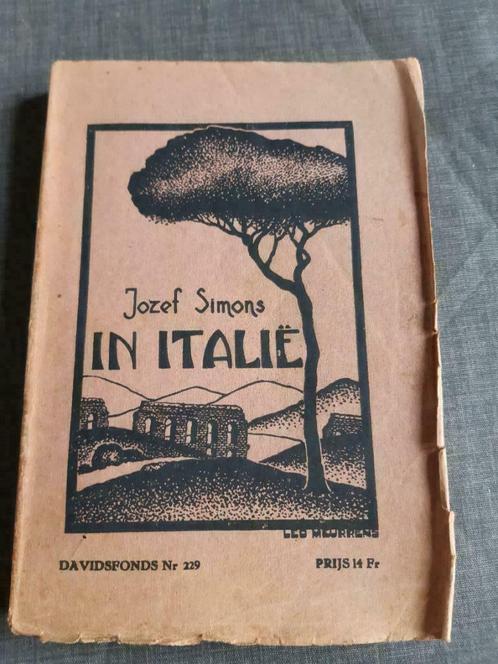 In Italië – Jozef Simons, Livres, Récits de voyage, Utilisé, Europe, Enlèvement ou Envoi