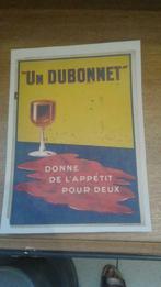 affiche Dubonnet, imprimé par Joseph-Charles Paris, Collections, Utilisé, Envoi, Panneau publicitaire