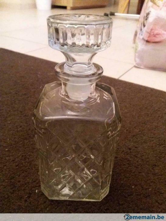 Glazen karaf, Antiek en Kunst, Antiek | Glaswerk en Kristal, Ophalen of Verzenden