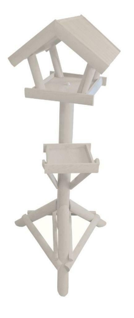 Voederhuis Ribdak Met Voederplateau Wit, Dieren en Toebehoren, Vogels | Toebehoren, Nieuw, Eten en Drinken, Ophalen