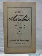 SAROLEA type 32 A,Touriste,350cc,1932,catalogue d'époque ave, Ophalen of Verzenden, Gebruikt