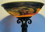 art deco smeedijzeren vloerlamp Noverdy coup, Antiek en Kunst, Antiek | Verlichting, Ophalen