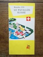 EXPO 58 - Brochure over het Zwitserse paviljoen - origineel, Verzamelen, Retro, Ophalen of Verzenden, Overige typen